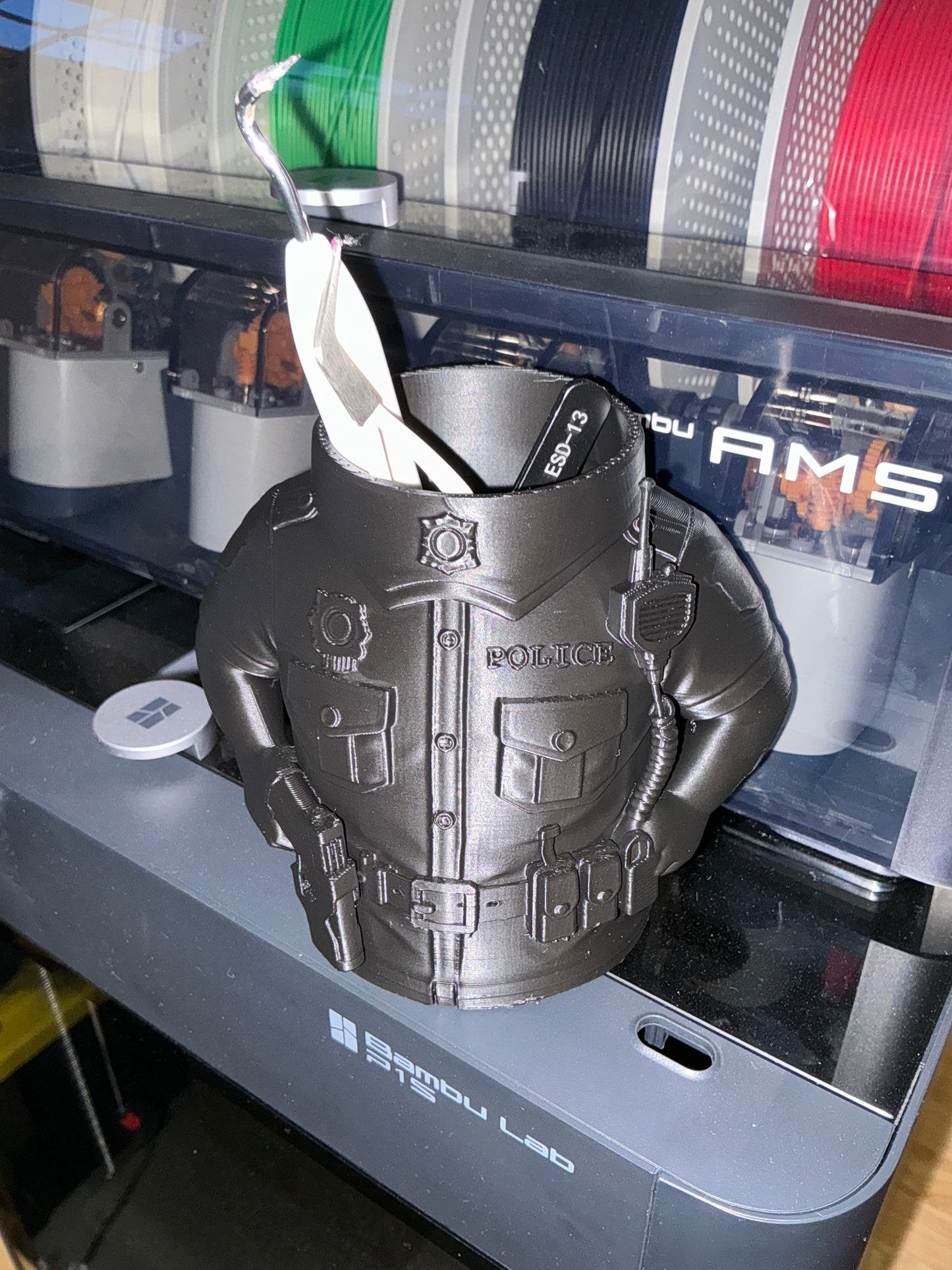 Police Officer Pen Holder