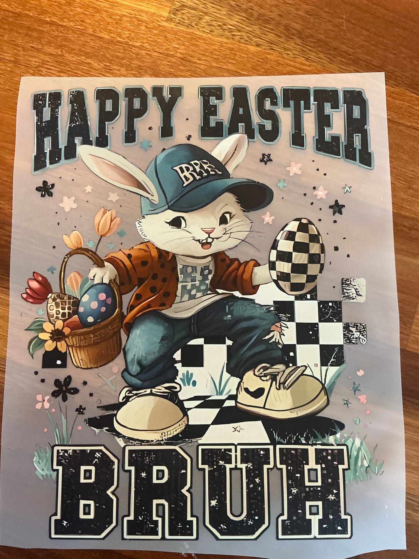 Happy Easter Bruh DTF transfer