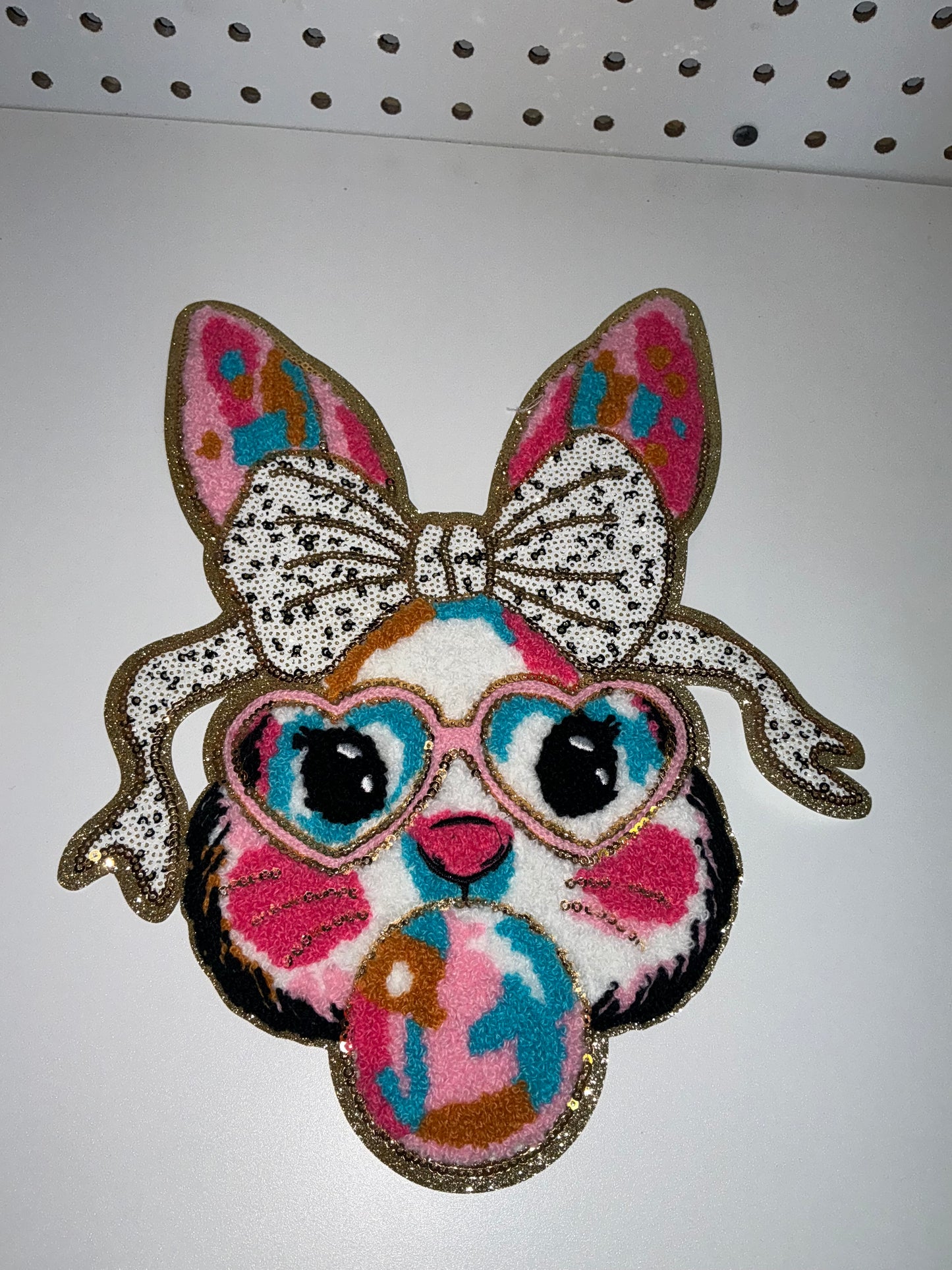 Multicolored Easter Bunny Chenille