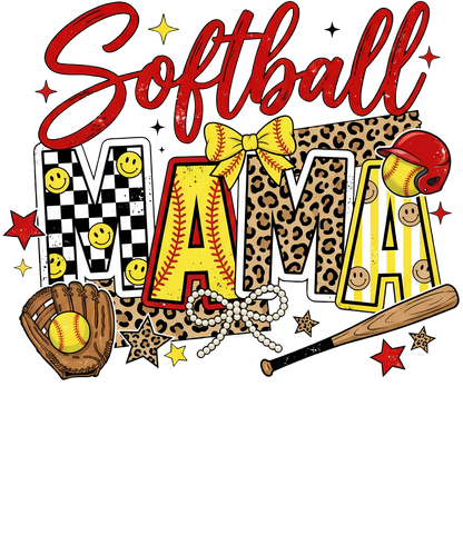 Softball Mama DTF Transfer
