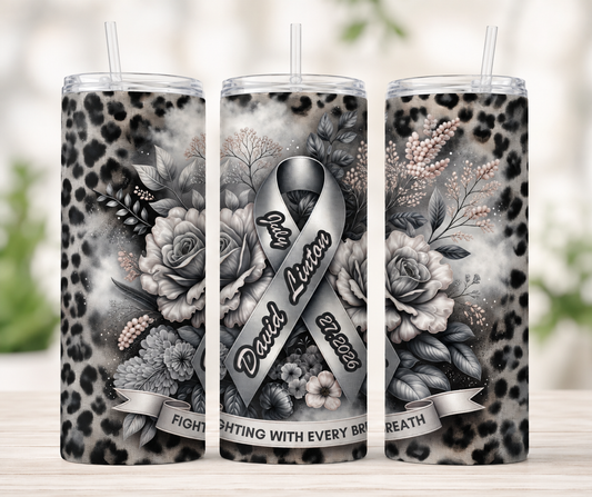 David Linton Lung Transplant Survivor 20 oz Tumbler