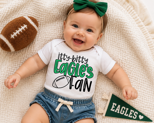 Itty-Bitty Eagles Fan Baby Bodysuit