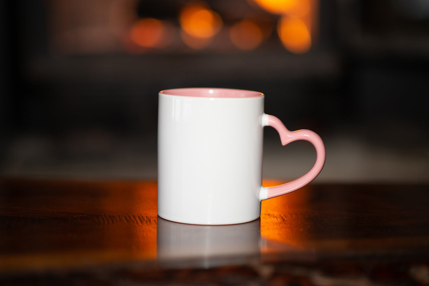 heart handle 11 oz coffee mug