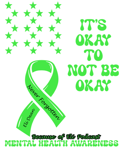 Its okay to not be okay Eli Dean T-shirts