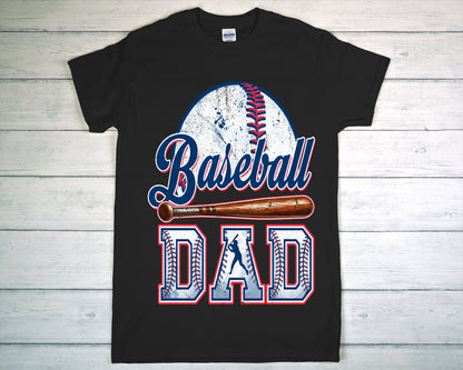 Baseball dad DTF transfer or T-shirt