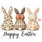 3 BUNNIES DTF TRANSFER