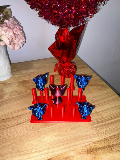 2 toned cat straw topper