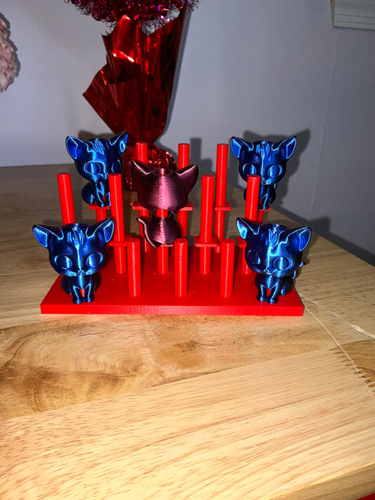 2 toned cat straw topper