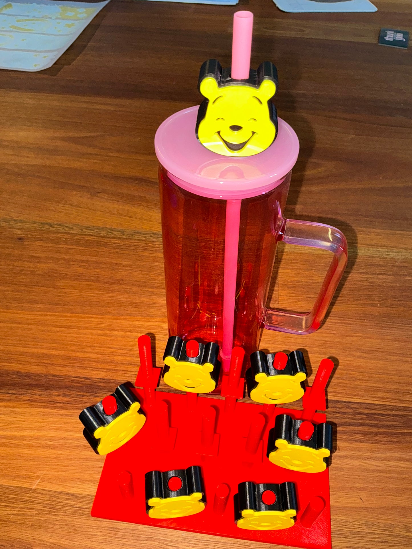 Yellow Bear Straw Topper
