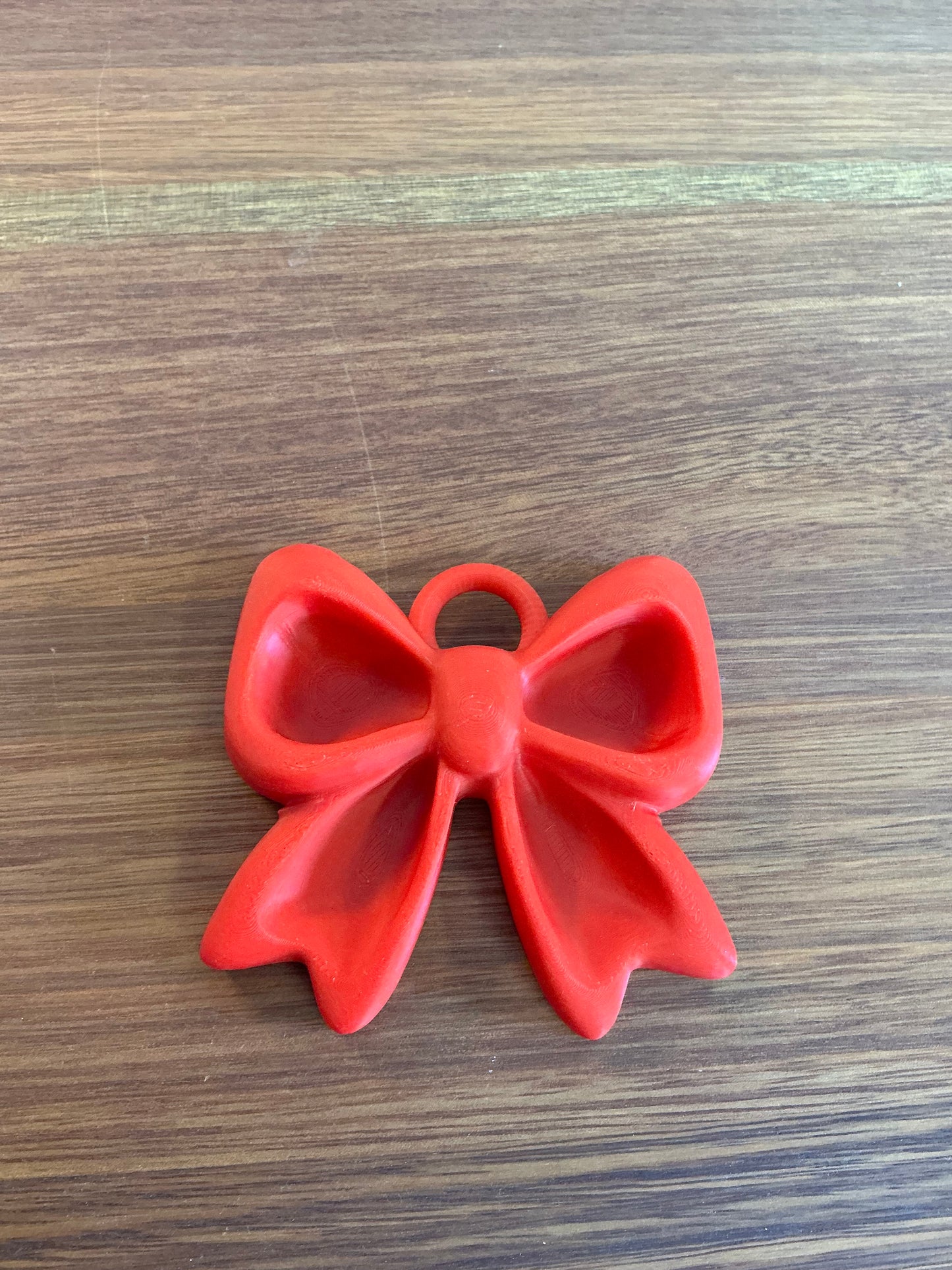 3D Red Bow keychain (keychain accessories, not included)
