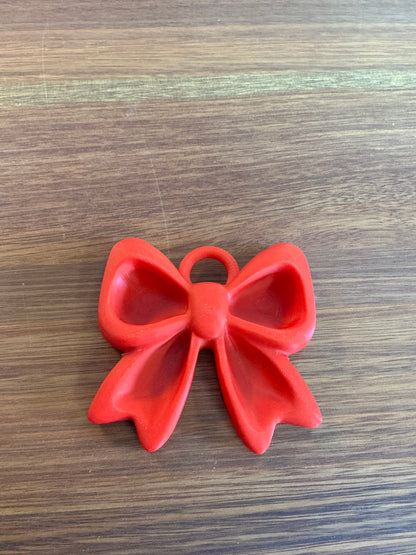 3D Red Bow keychain (keychain accessories, not included)