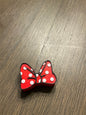 Mini mouse bow straw topper