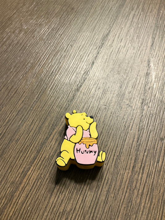 Honey bear straw topper