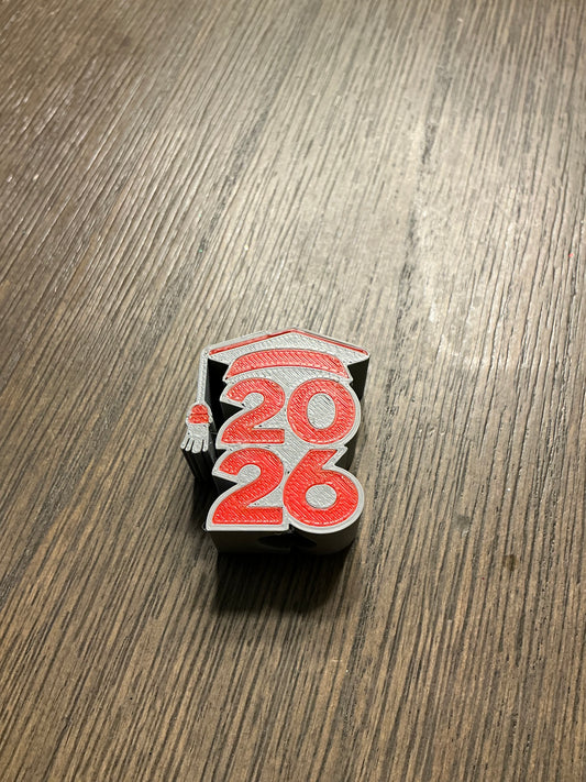 Class of 2026 straw topper