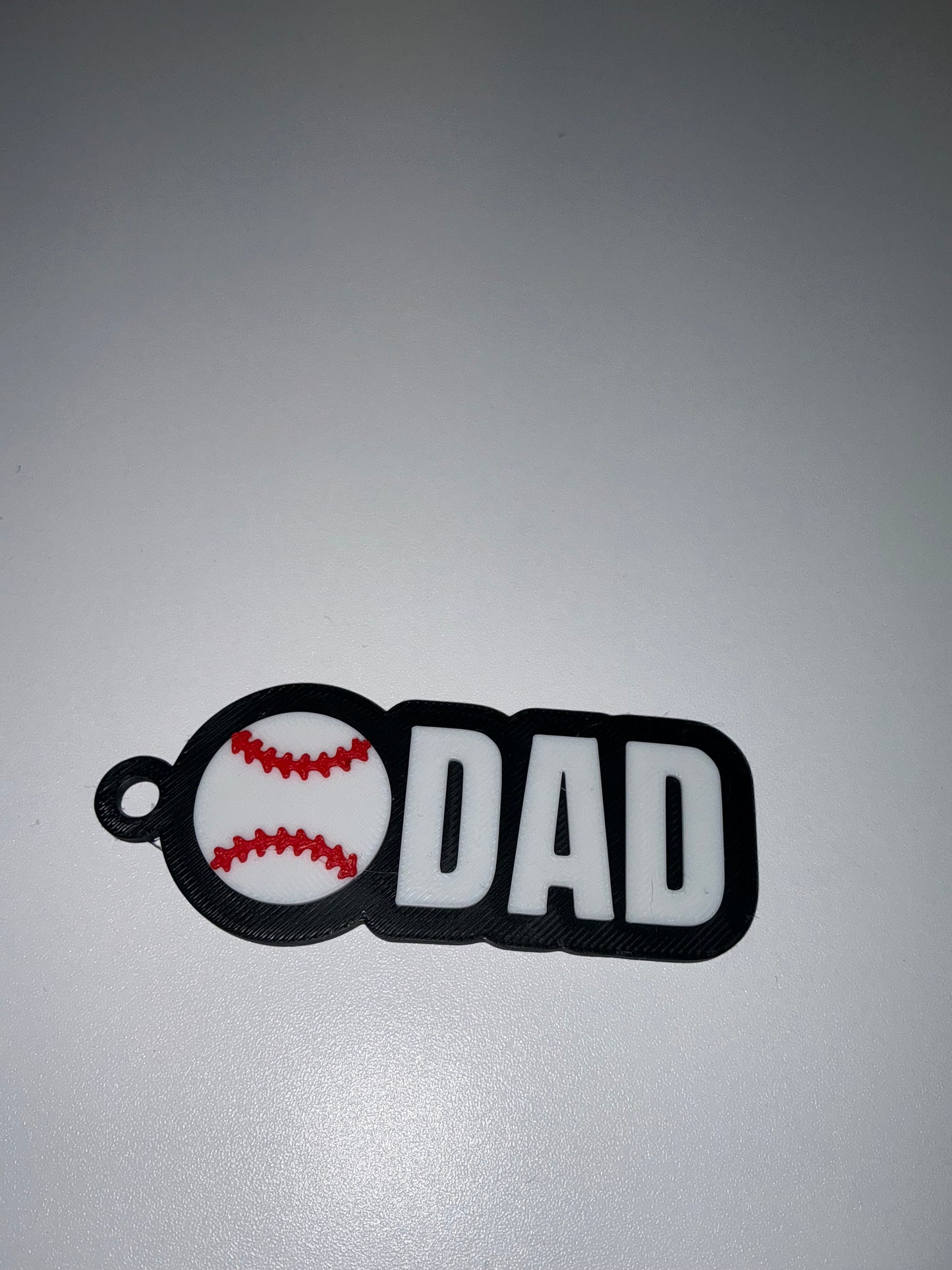 Baseball Mom Or Dad Keychain [assembly required]