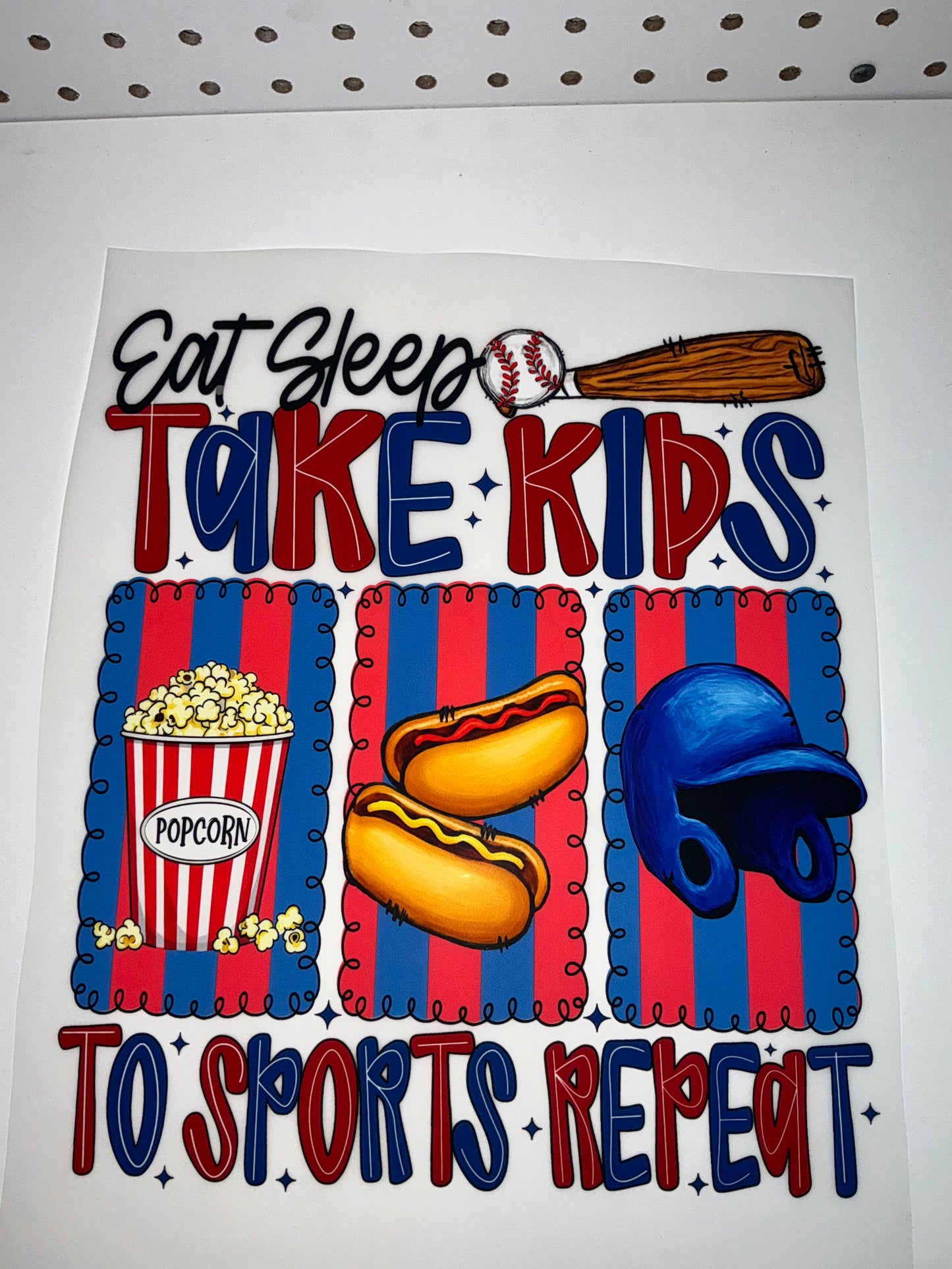Eat Sleep Take Kids Transfer [DTF Transfer]
