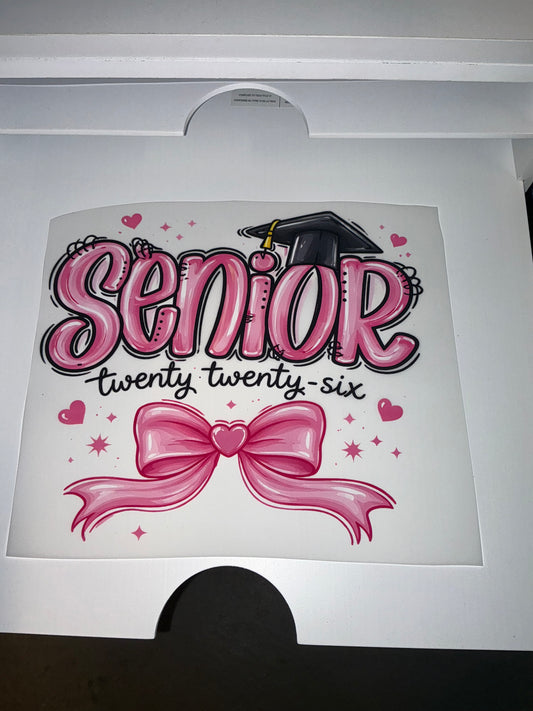 Senior 2026 DTF transfer or T-shirt