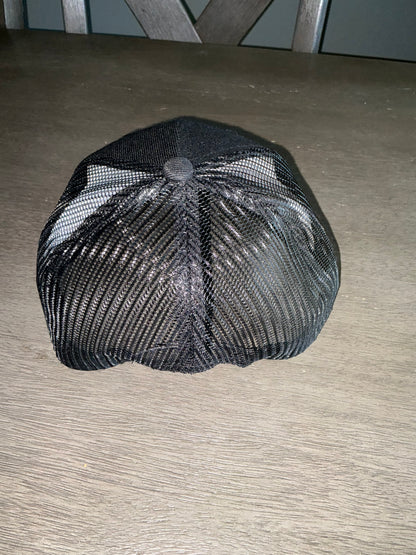 Black trucker hat
