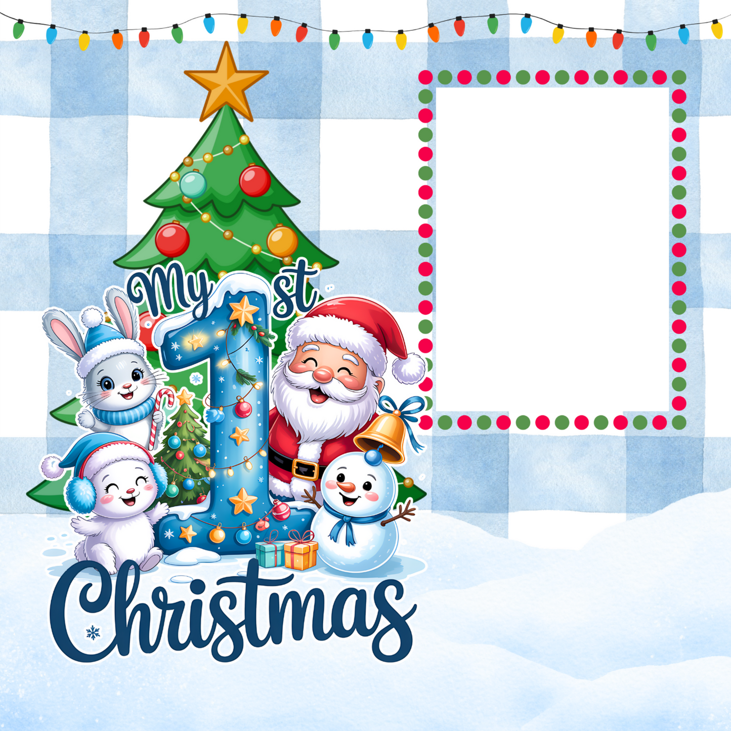 My 1st Christmas Slate Stone