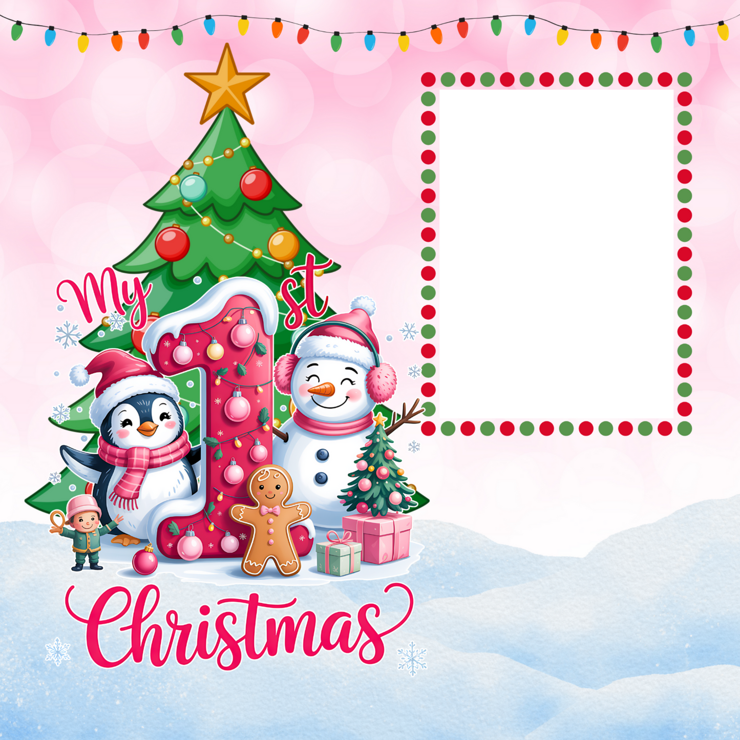 My 1st Christmas Slate Stone