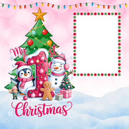 My 1st Christmas Slate Stone