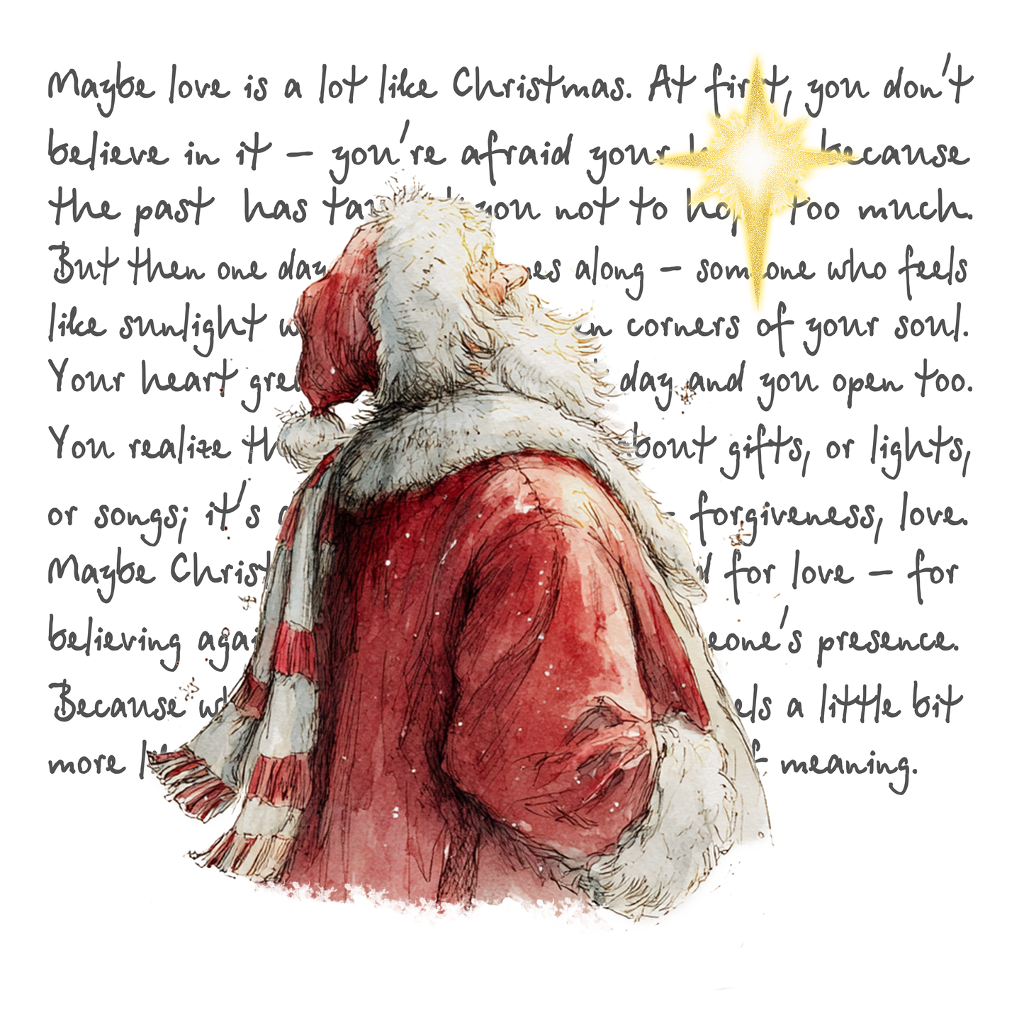 Santa with poem
