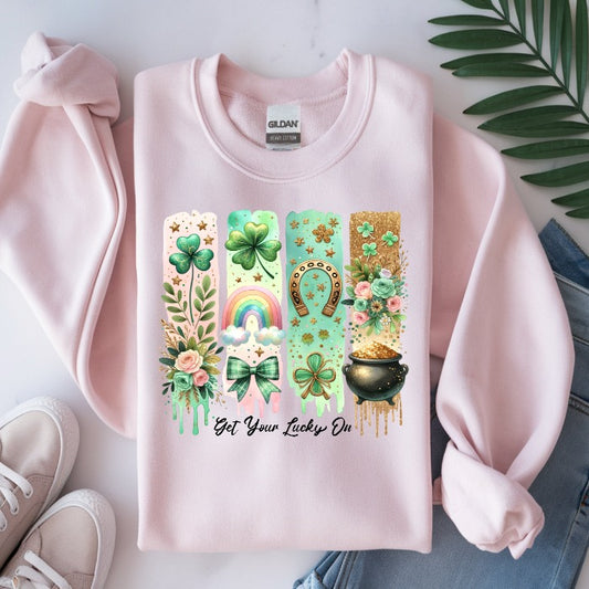 Get your lucky on crewneck