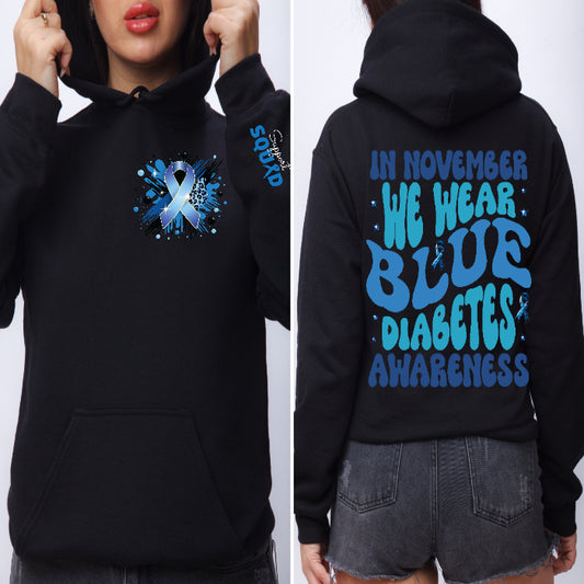We Wear Blue In November Hoodie