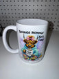 Because Mommin' ain't easy 15 oz coffee mug