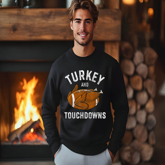 Turkey And Touchdown Crewneck