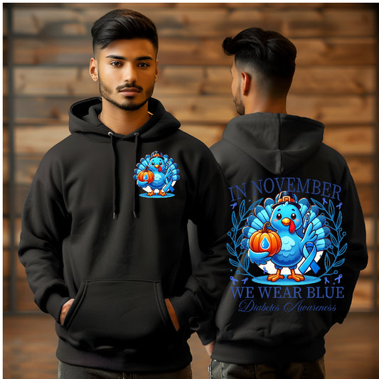 Thanksgiving Diabetes Awareness Hoodie